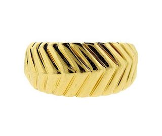 1990s Tiffany & Co 18K Gold Band Ring