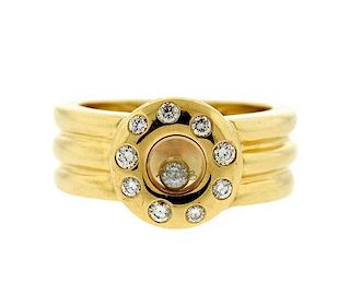 Chopard Happy Diamond 18K Gold Diamond Ring