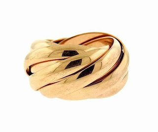 Tiffany & Co 18k Gold 9 Rolling Band Ring