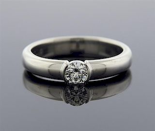 Tiffany & Co GIA Etoile 0.22ct D SI1 Diamond Engagement Ring
