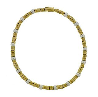 Lalaounis 18K Gold Pearl Necklace