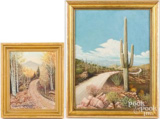 Robert Raphaelle Peale, two landscapes