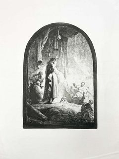Rembrandt van Rijn (After) - The Raising of Lazarus