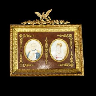 19th C. Miniature Portraits Bonapartes