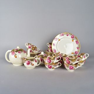 (40) Pc. Staffordshire Partial Dinner Service