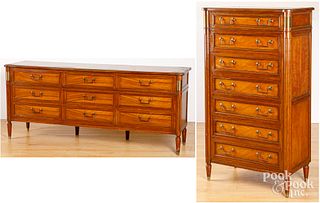 Baker credenza and tall chest