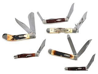 Group of Six Case Knives 