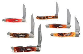 Group of Six Modern Case Knives 