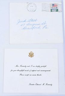 Group of Eight Documents, Political Correspondence, Kennedy and Others 