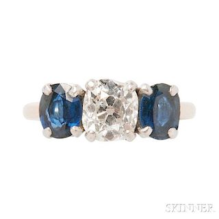 Diamond and Sapphire Ring, Shreve, Crump & Low