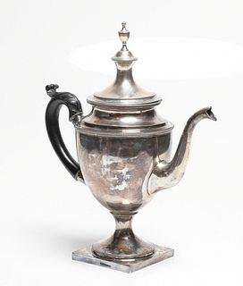 A Silver Teapot, Samuel R. Richards Jr. Philadelphia 