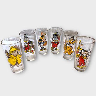 Group of 6 Pepsi Collectibles Disney Drinking Glasses