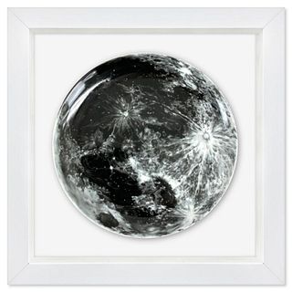Robert Longo, "Last Moon" Framed Limited Edition Fine Bone China Plate.