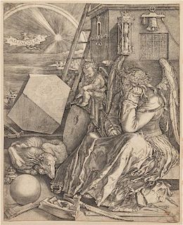 After Albrecht Durer, (German, 1471-1528), Melencolia I, 1514