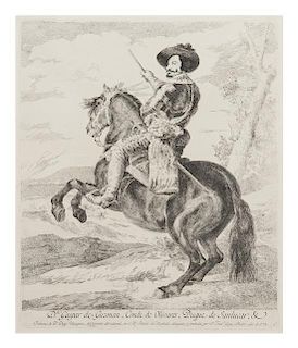 Francisco de Goya, (Spanish, 1746-1828), Don Gaspar de Guzman, Conde Duque de Olivares, 1778