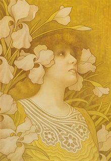 Paul Berthon, (French, 1872-1909), Sarah Bernhardt, 1901