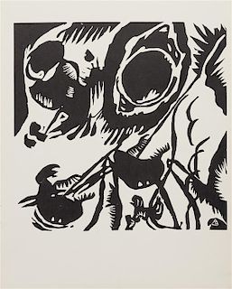 Wassily Kandinsky, (Russian, 1866-1944), Motif aus Improvisation 25: The Garden of Love, 1938