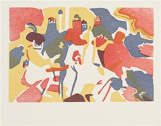 Wassily Kandinsky, (Russian, 1866-1944), Orientalisches (Oriental), 1938
