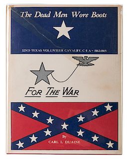 [Texas] Duaine, Carl L. The Dead Men Wore Books. 32nd Texas Volunteer Cavalry