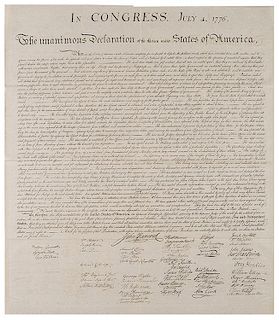 [Declaration of Independence] Peter Force Engraving