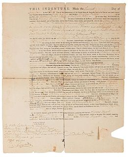 [Hamilton, Alexander] Manuscript from the Bayard Family
