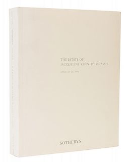[Kennedy Onassis, Jacqueline] Sotheby's Auction Catalogue for The Estate