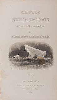 [Arctic] Kane, Elisha Kent. Arctic Explorations: The Second Grinnell Expedition