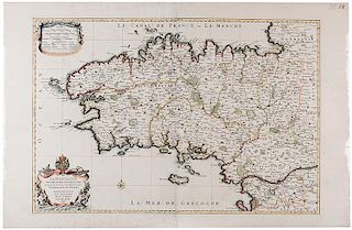 [Map] Jaillot, Charles Hubert Alexis. La Bretagne