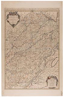 [Map] Jaillot, Charles Hubert Alexis. La Comte de Bourgogne, our La Franche Comte