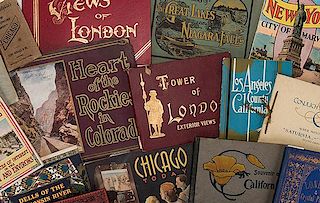 [Travel] Collection of 17 Travel Souvenir Photo Books and Maps.