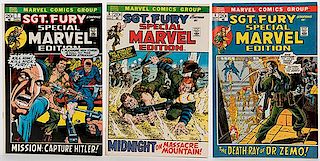 Sgt. Fury and His Howling Commandos. Lot of 123 Comic Books.