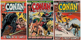 Conan the Barbarian. Lot of 58 Comic Books and 20 Savage Tales / Savage Sword Magazines.