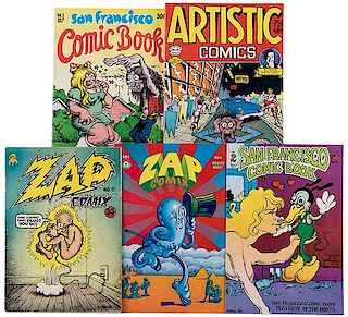 Crumb, Robert. Group of Five Comic Books