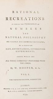 [Mathematics] Hooper, William D. Rational Recreations