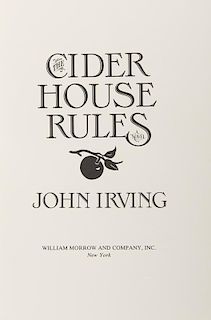 Irving, John. The Cider House Rules.