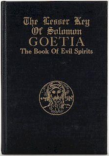 Crowley, Aleister. The Lesser Key of Solomon Goetia. The Book of Evil Spirits