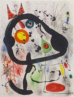 Joan Miro, (Spanish, 1893-1983), Untitled (from Les voyants)