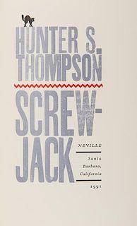 Thompson, Hunter S. Screwjack.