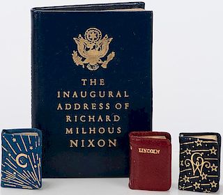 [Miniature Books] Kingsport Press. Three miniature books pertaining to presidents.