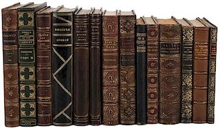 [Leather Bindings] A group of 14 volumes.