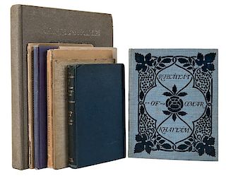 [Omar Khayyam] Five editions of the Rubaiyat