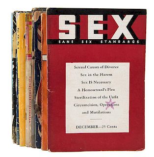 A Group of Pamphlets Pertaining to Sex Studies