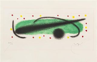 Joan Miro, (Spanish 1893-1983), Fusees, 1959