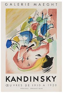 [Exhibition Posters. Kandinsky, Wassily] A Group of Eight Posters.