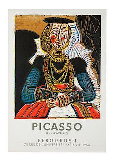 [Exhibition Posters. Mourlot] Picasso 87 Gravures. Galerie Berggruen