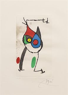 Joan Miro, (Spanish 1893-1983), Les Magies, 1972