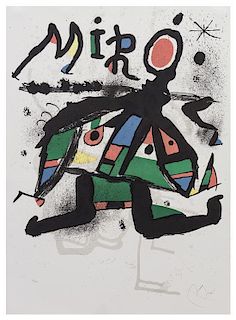 Joan Miro, (Spanish 1893-1983), Galerie Maeght, 1978