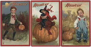 Seven Halloween Postcards. Raphael Tuck Series No. 174.