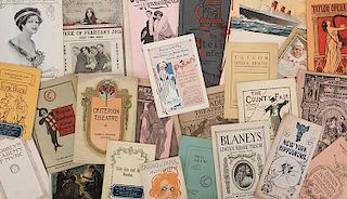 Lot of More than 30 Music, Theater, and Vaudeville Programs.