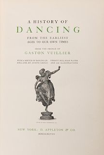 Vuillier, Gaston. A History of Dancing,